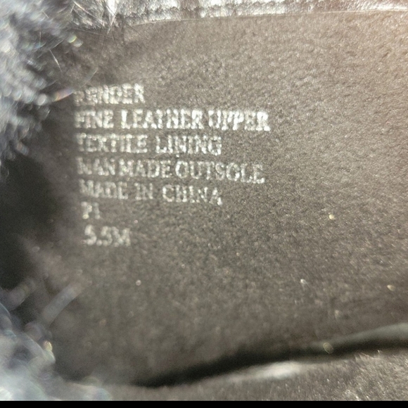 Charles David Womens Black Leather Render Rabbit Fur Trim Boots - Picture 6 of 10